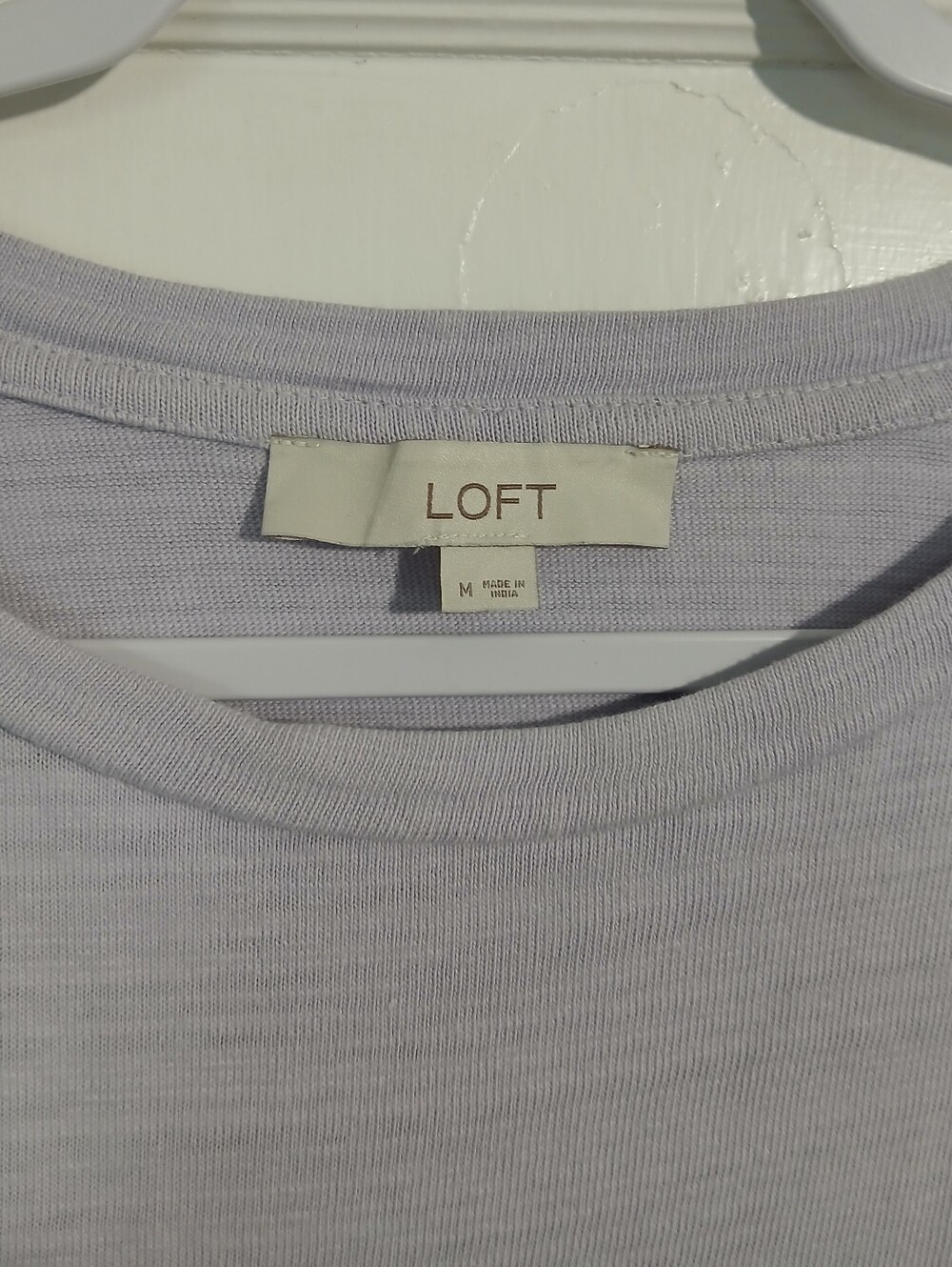 LOFT Layered Ruffle Hem Top - Picture 3 of 9